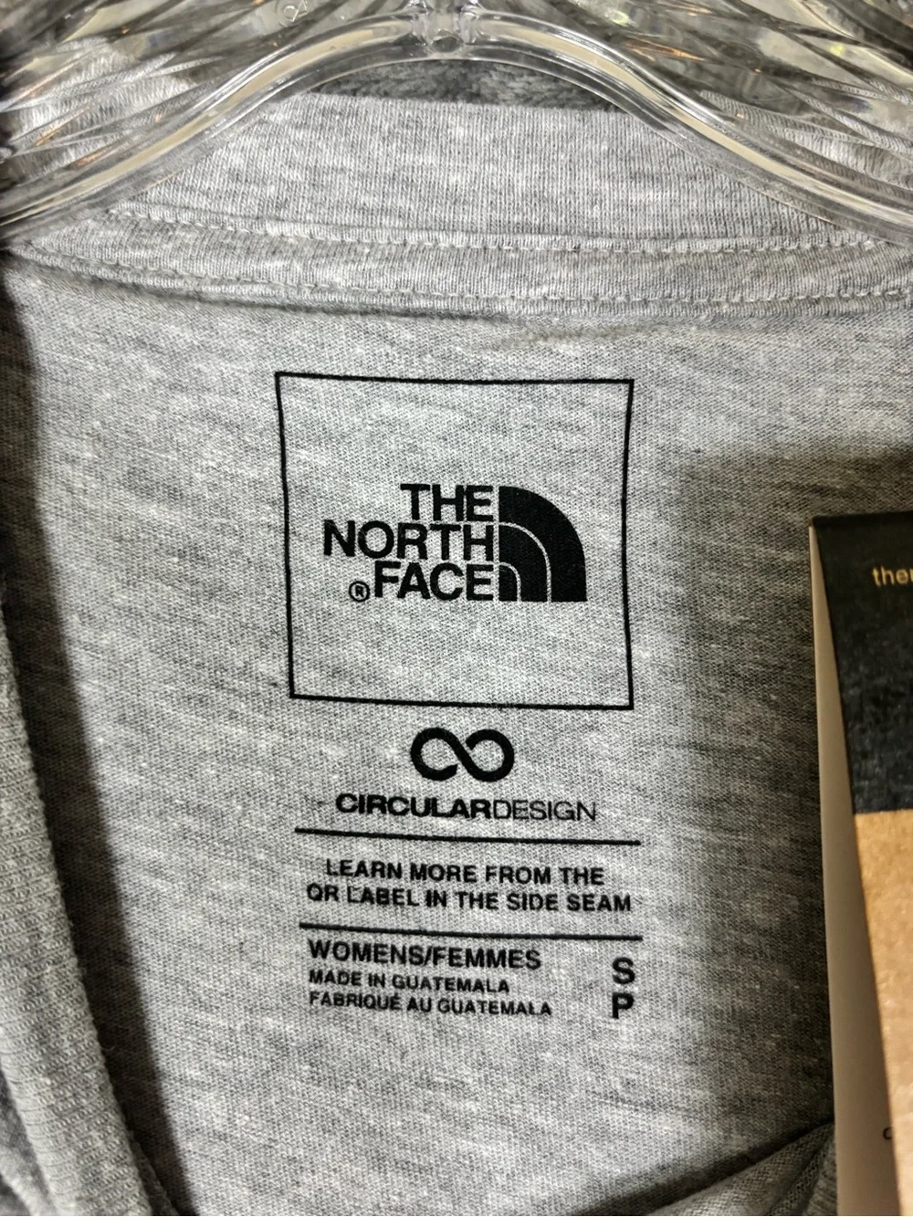 NWT The North Face Womens Half Dome Short Sleeve Tee Lt. Gray Heather Size Small - Picture 3 of 6